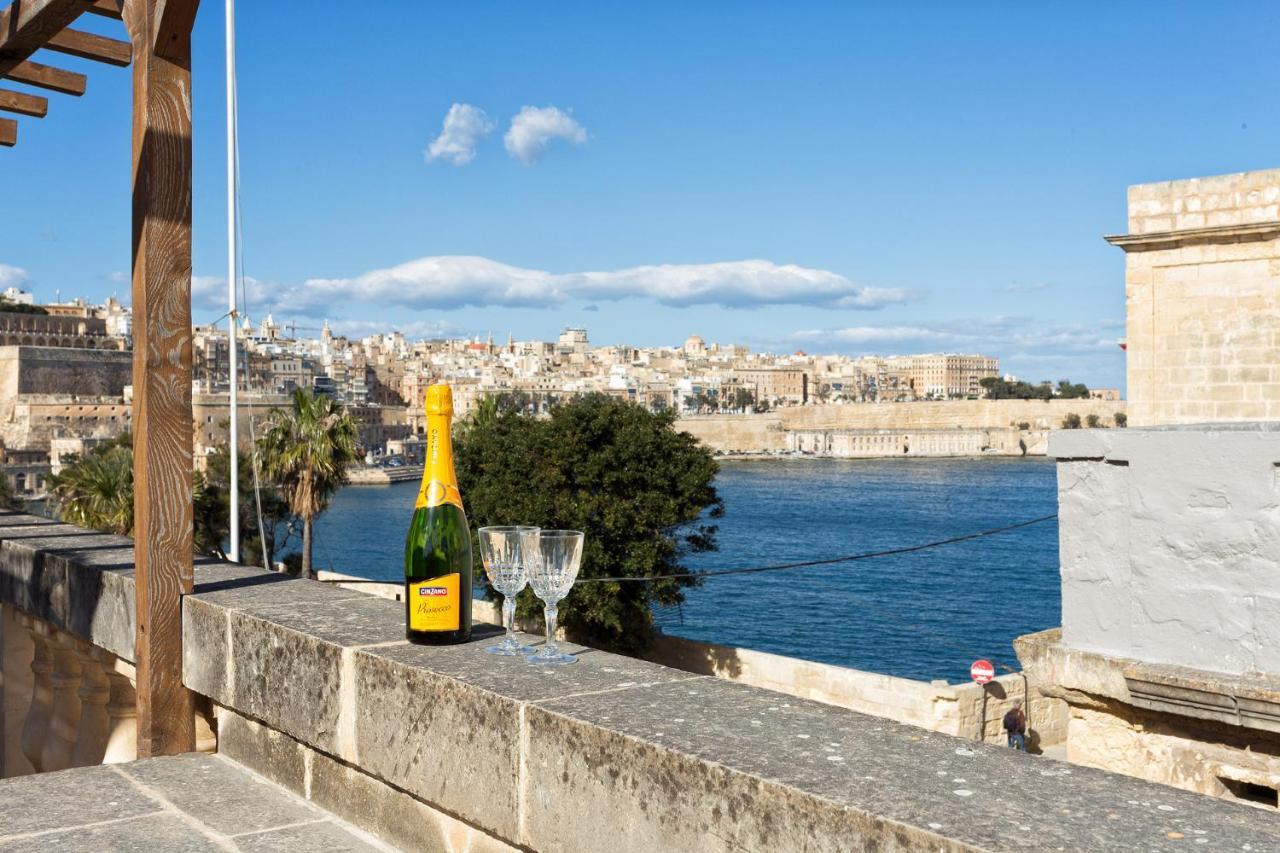 Traditional Maltese Townhouse, Roof Terrace And Views Senglea Exteriér fotografie