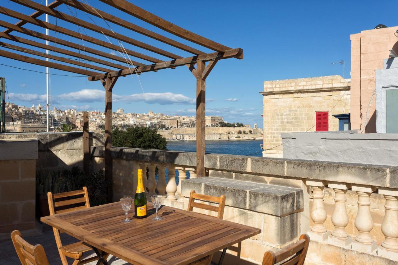 Traditional Maltese Townhouse, Roof Terrace And Views Senglea Exteriér fotografie